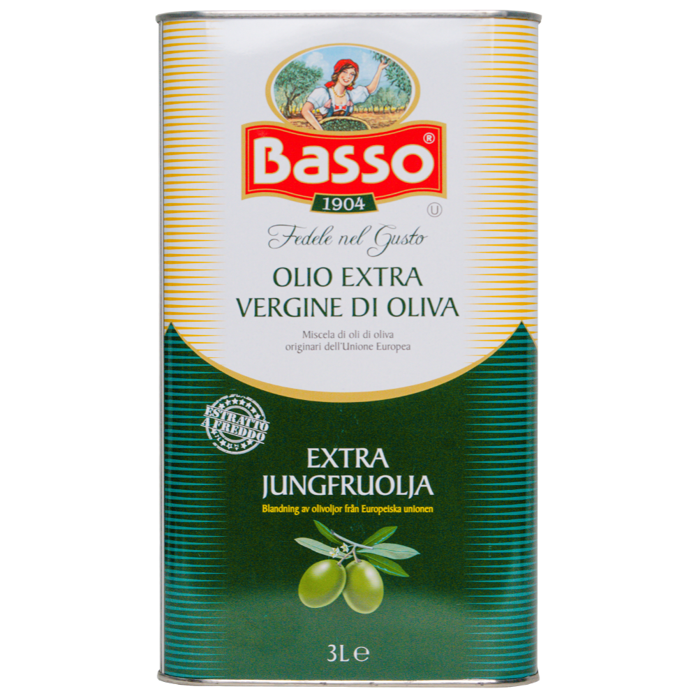 Basso Aceite Extra Virgen Square Tin 3l
